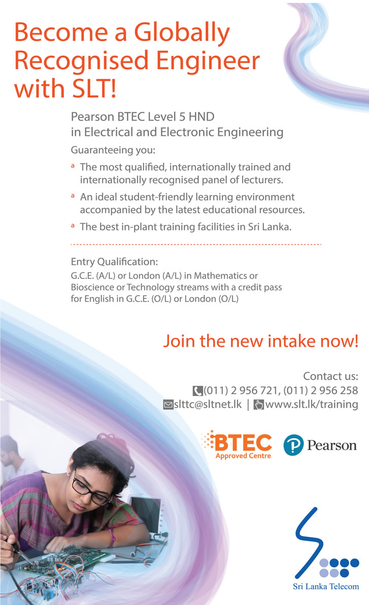 Pearson BTEC Level 5 HND in Electrical & Electronic Engineering - Sri Lanka Telecom